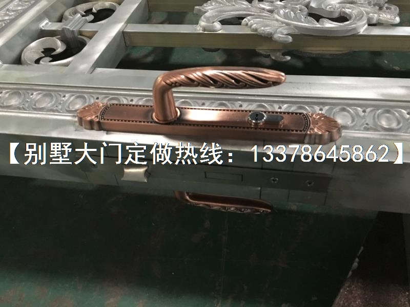 铝艺大门配件,拉手和内置锁