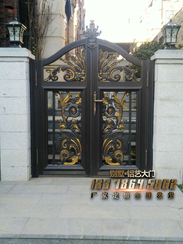 深圳别墅小区庭院入户门-工程案例